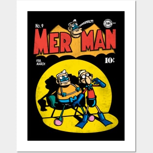 Mer Man Posters and Art